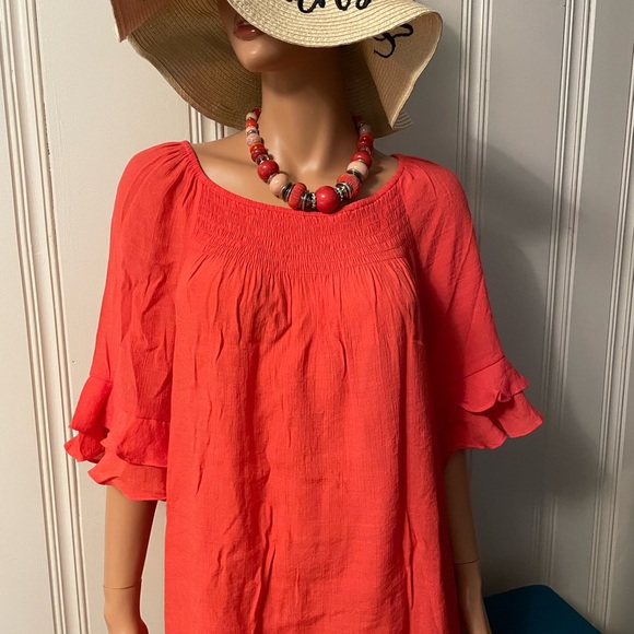 Stunning flowing tunic lg/ xl - Picture 4 of 7